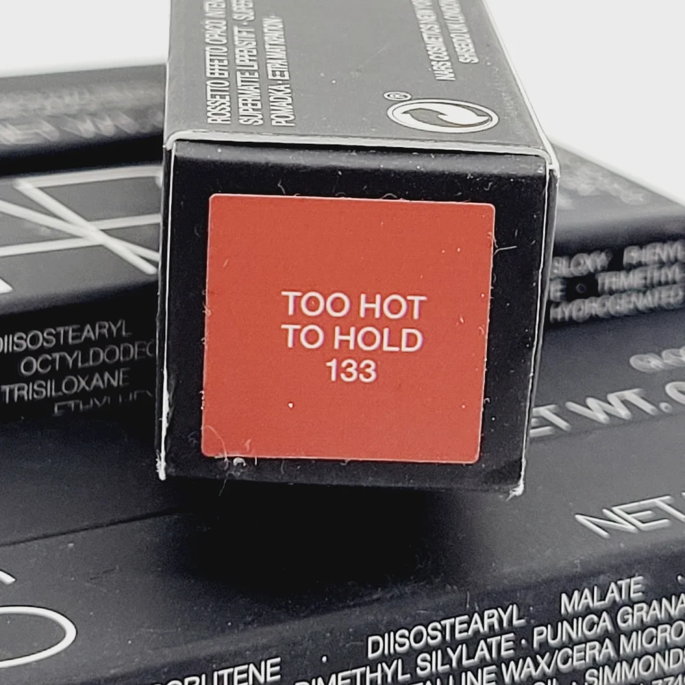 Too Hot To Hold NARS Powermatte Lipstick Maple Red Brand New In Box Full Size